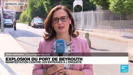 Explosion du port de Beyrouth : manifestation contre les entraves à l'enquête
