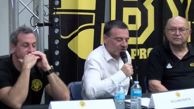 Réaction maritima: William Raffa directeur de Fos Provence Basket au média day