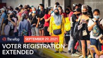 Comelec extends voter registration, October 9 to 31