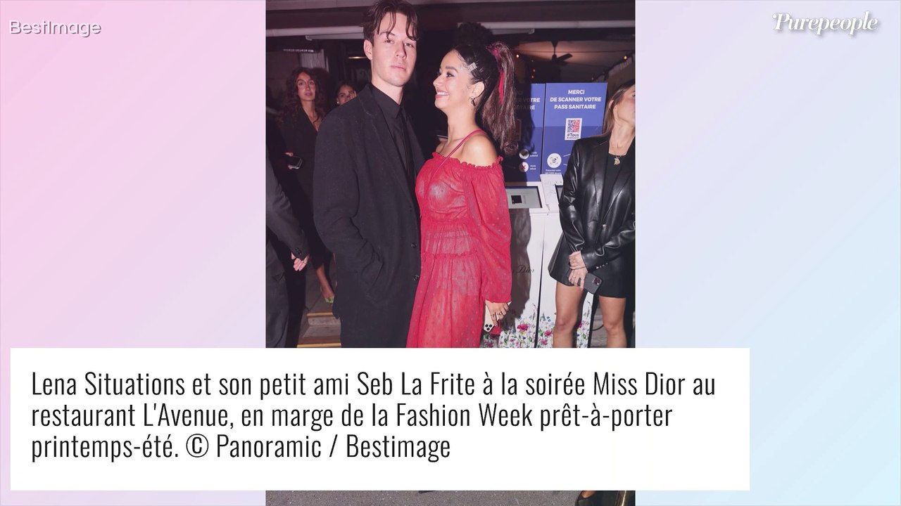 Lena Situations en couple : sortie stylée avec Seb La Frite à la Fashion Week