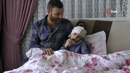 Köpek saldırısına uğrayan çocuğun başına tam 300 dikiş atıldı