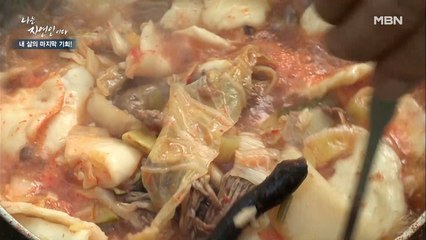 [자연 밥상] 수제비 장사를 꿈꾸는 자연인?! 염장한 버섯으로 만든 '버섯 김치 수제비'