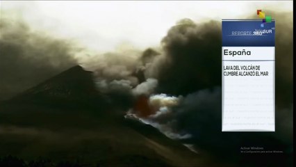 Reporte 360° 29-09: Lava del volcán de Cumbre Vieja llega al mar