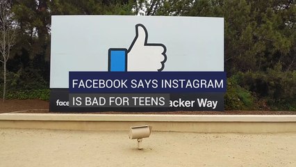 Facebook Says Instagram is Bad for Teens