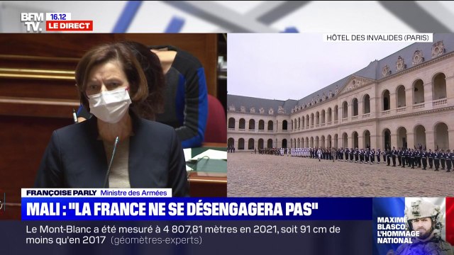 Florence Parly: Non, la France ne se désengage pas du Mali