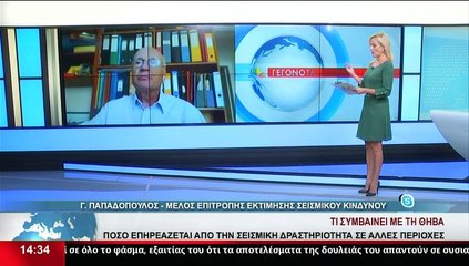 Το μέλος επιτροπής εκτίμησης σεισμικού κινδύνου, Γ.Παπαδόπουλος στο δελτίο του Star