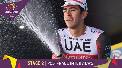 Il Giro di Sicilia EOLO 2021 | Stage 2 | Molano Benavides Interview post race