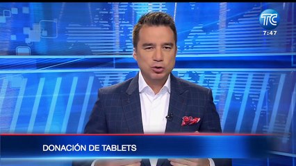 Organización internacional donó 221 tablets a estudiantes de bajos recursos