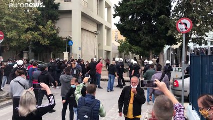 Confrontos entre alunos no norte da Grécia