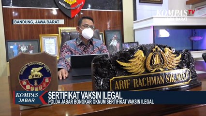Polda Jabar Bongkar Oknum Sertifikat Vaksin Ilegal