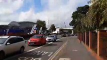 Drivers waved into the St James' Road bus lane to ease congestion