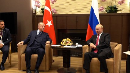 Putin, Erdoğan'ı kapıda karşıladı! Dikkat çeken anlar: Putin ısrar etti...