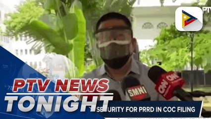 PSG to provide security for PRRD in COC filing