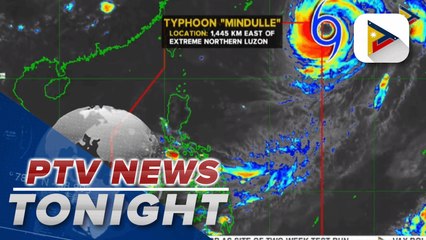 PTV INFO WEATHER: Typhoon 'Mindulle' has low possibility of entering PAR
