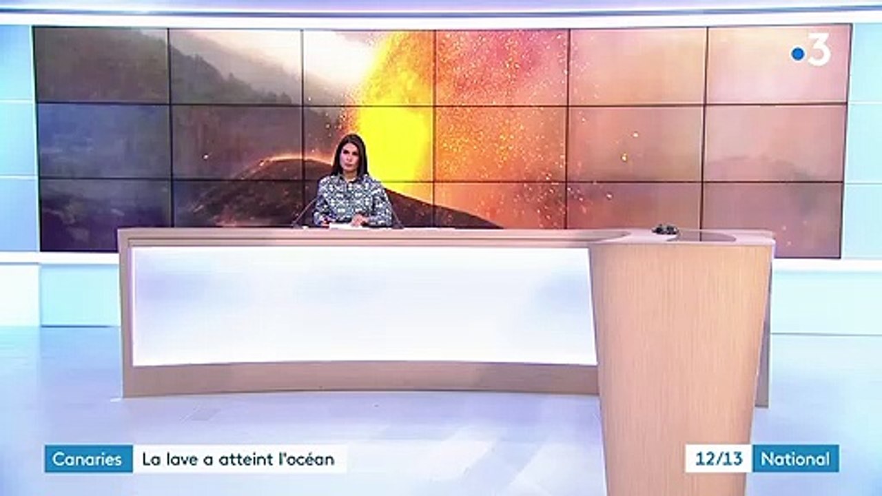 Éruption aux Canaries : la lave du volcan Cumbre Vieja a atteint l'océan et dégage des fumées toxiques