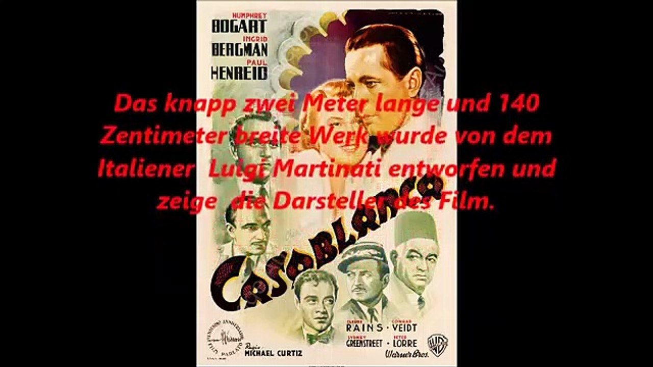 Rekordsumme für Casablanca   Poster_ Bier oder Limo und zu lange Ferien für ei