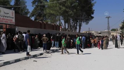 TEL ABYAD - İHH'dan Tel Abyadlı 534 yetim çocuğa nakdi yardım