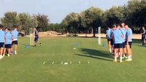 Lazio, allenamento in vista della Lokomotiv - Europa League