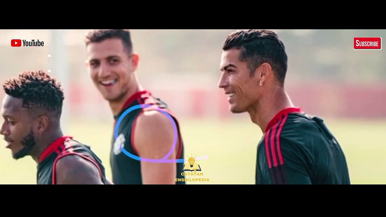 Cristiano Ronaldo First Training With MU