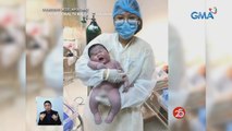 Baby na may timbang na 5.2 kilograms, tagumpay na nailuwal via normal delivery | Saksi