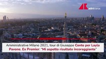 Elezioni Milano, tour di Conte per la candidata sindaco Layla Pavone