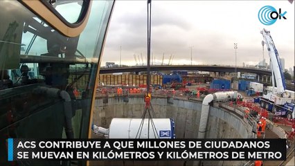 ACS contribuye a que millones de ciudadanos se muevan en kilómetros y kilómetros de metro