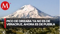Pico de Orizaba se ubica en territorio de Puebla y Veracruz_ INEGI