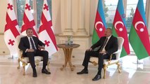 Son dakika haberleri... Gürcistan Başbakanı Garibaşvili, Aliyev tarafından kabul edildi