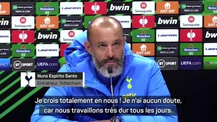 Tottenham - Nuno Espírito Santo : "On ne panique pas"