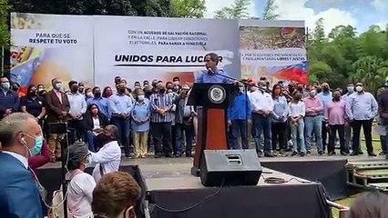 Juan Guaidó: "Nuestro enemigo a vencer es la dictadura"