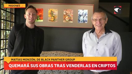 Quemará sus obras tras venderlas en criptos