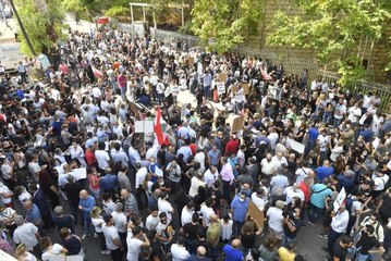 Son dakika haber: Lübnan'daki liman patlaması soruşturmasını yürüten yargıca destek gösterisi düzenlendi