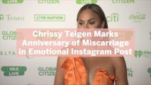 Chrissy Teigen Marks Anniversary of Miscarriage in Emotional Instagram Post: 'Mom and Dad Love You Forever'
