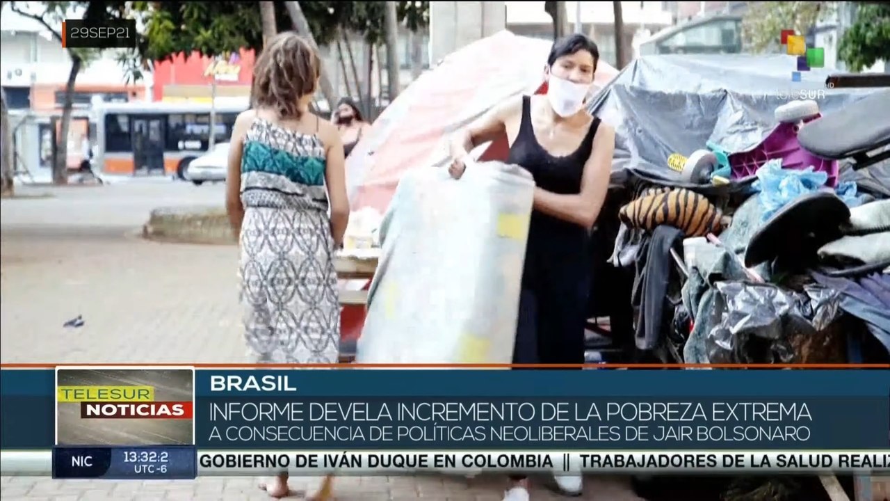 teleSUR Noticias 15:30 29-09:  19 millones de personas viven sin acceso a los alimentos en Brasil
