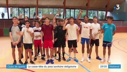 Clubs de sports : le casse-tête du pass sanitaire obligatoire pour les 12-17 ans