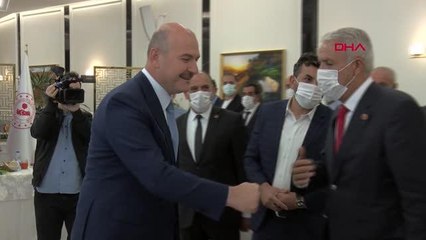 Bakan Soylu, itfaiyecileri kabul etti