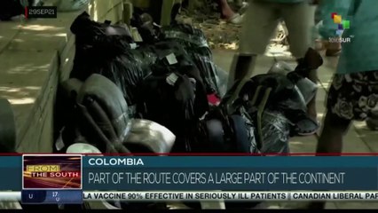 Colombia: The migrant route crosses a large part of the continent trying to reach the U.S.