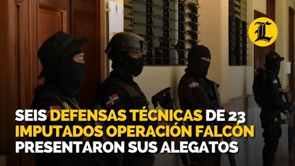 Seis de 23 imputados en la Operación Falcón presentaron sus alegatos este miércoles