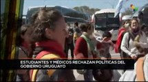teleSUR Noticias 29-09 17:30: Estudiantes y médicos uruguayos rechazan políticas del Gobierno