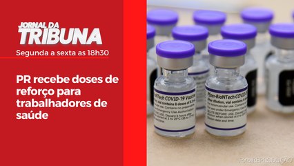 PR recebe doses de reforço para trabalhadores de saúde