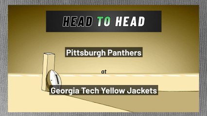 Georgia Tech Yellow Jackets - Pittsburgh Panthers - Spread