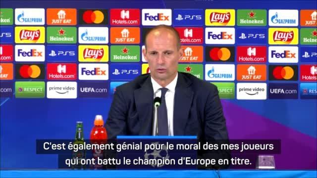 Groupe H - Allegri : C'est un grand pas de fait dans l'optique de la qualification