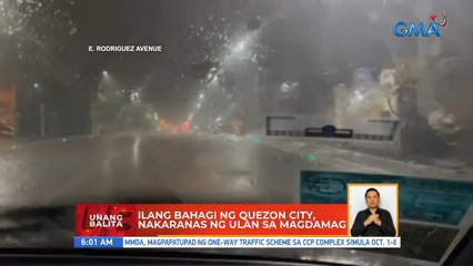 Ilang bahagi ng Quezon City, nakaranas ng ulan sa magdamag | UB