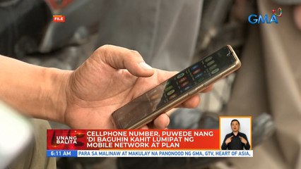 Cellphone number, puwede nang 'di baguhin kahit lumipat ng mobile network at plan | UB