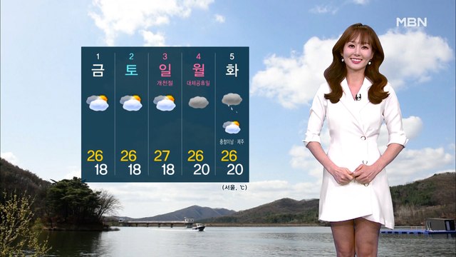 [굿모닝MBN 날씨]맑고 쾌청한 가을 하늘…낮 기온 쑥쑥↑
