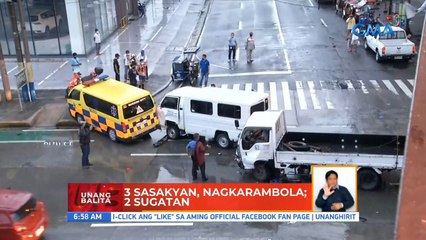 3 sasakyan, nagkarambola; 2 sugatan | UB