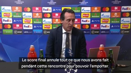 Groupe F - Emery : "Nous sommes sur le bon chemin"