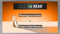 Oregon State Beavers - Washington Huskies - Over/Under