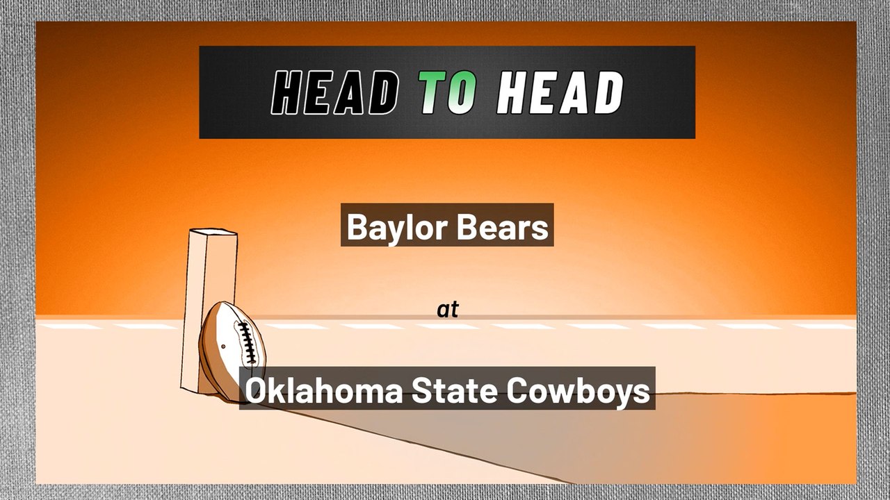 Oklahoma State Cowboys - Baylor Bears - Over/Under