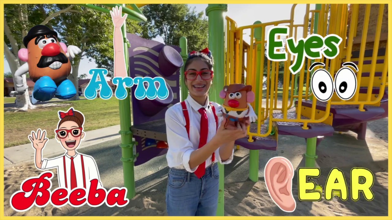 Learn Body Parts with Mr. Potato Head | Educational Video for Toddlers, Preschoolers, Children